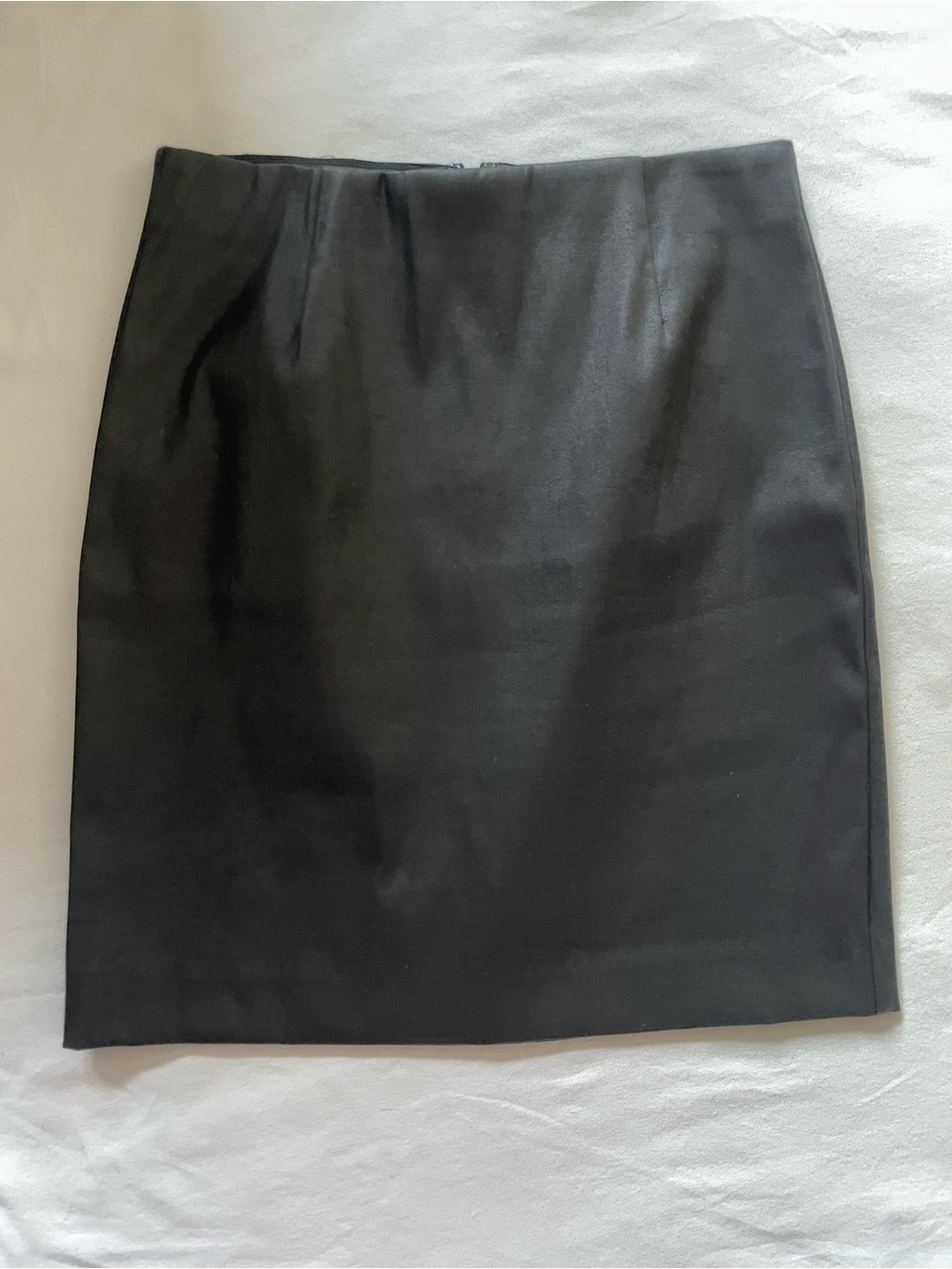 Aritzia Talula Coated Faux Leather Black Mini Skirt XS